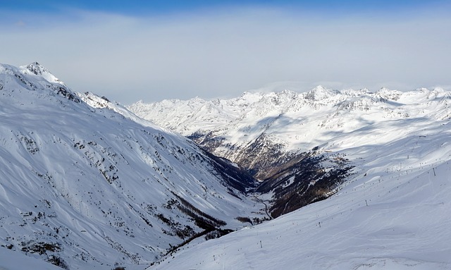 skiers riding lift at Snowtrax main slope Christchurch Dorset